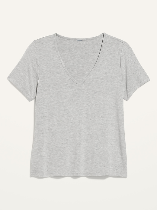 Image number 4 showing, Luxe V-Neck T-Shirt