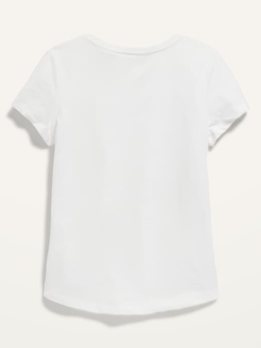 View large product image 2 of 2. Softest Scoop-Neck T-Shirt for Girls