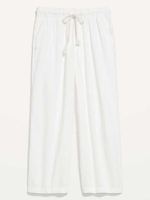 Image number 4 showing, High-Waisted Textured Soft Pants for Women