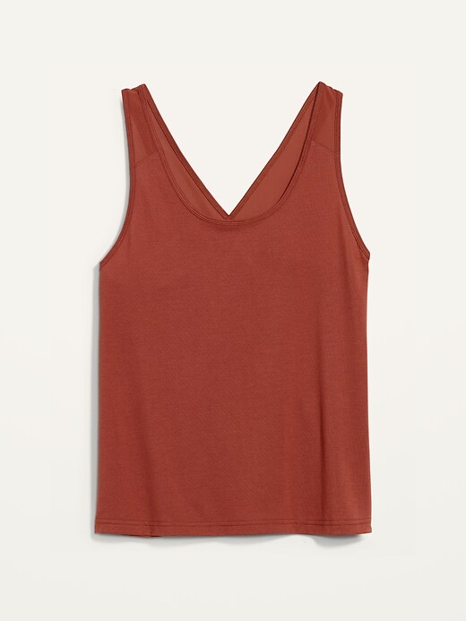 Image number 4 showing, UltraLite Mesh Cross-Back Tank Top for Women