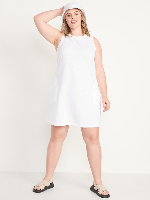 Image number 7 showing, Sleeveless Vintage A-Line Mini Shift Dress for Women