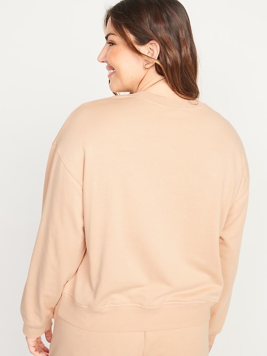 Image number 6 showing, Cropped Vintage French-Terry Sweatshirt