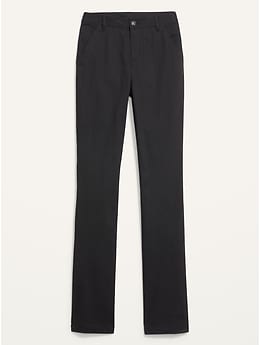 High-Waisted Full-Length Stretch Boot-Cut Pants for Women