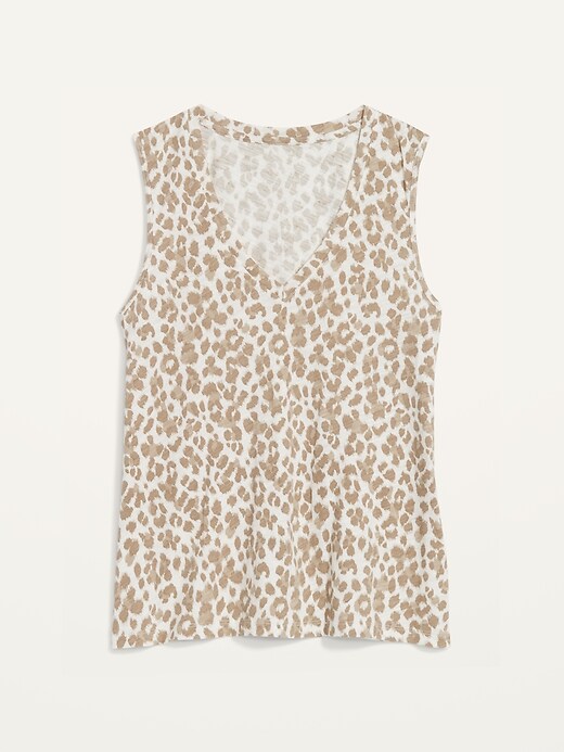 Image number 4 showing, EveryWear Leopard-Print Slub-Knit Tank Top for Women
