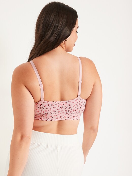 Old Navy Light-Support Ribbed Supima Cotton Cami Bralette