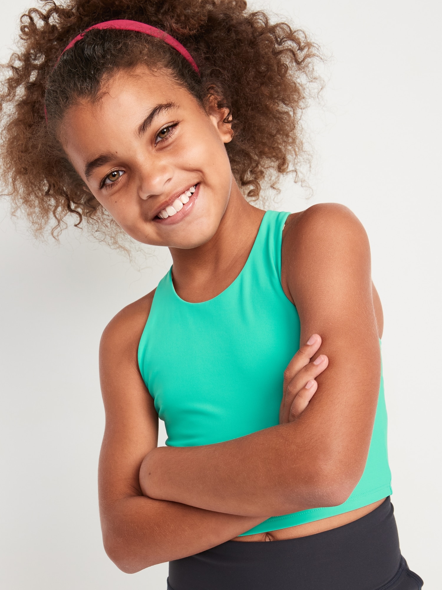 PowerSoft Longline Sports Bra for Girls Old Navy