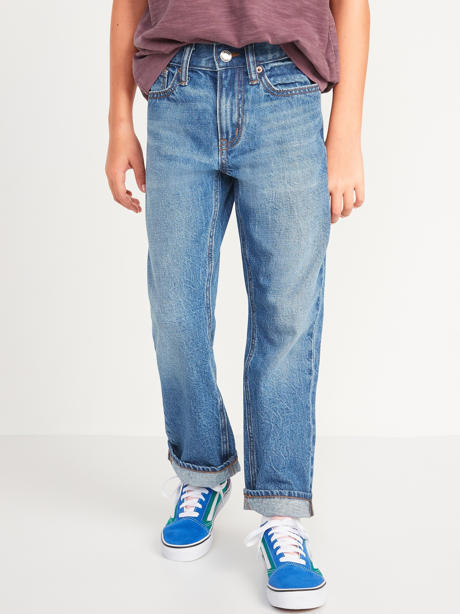 Original Baggy Non-Stretch Jeans for Boys