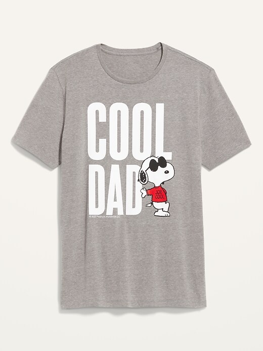 L'image numéro 4 présente T-shirt à imprimé assorti « Cool Dad » de Peanuts® pour Homme
