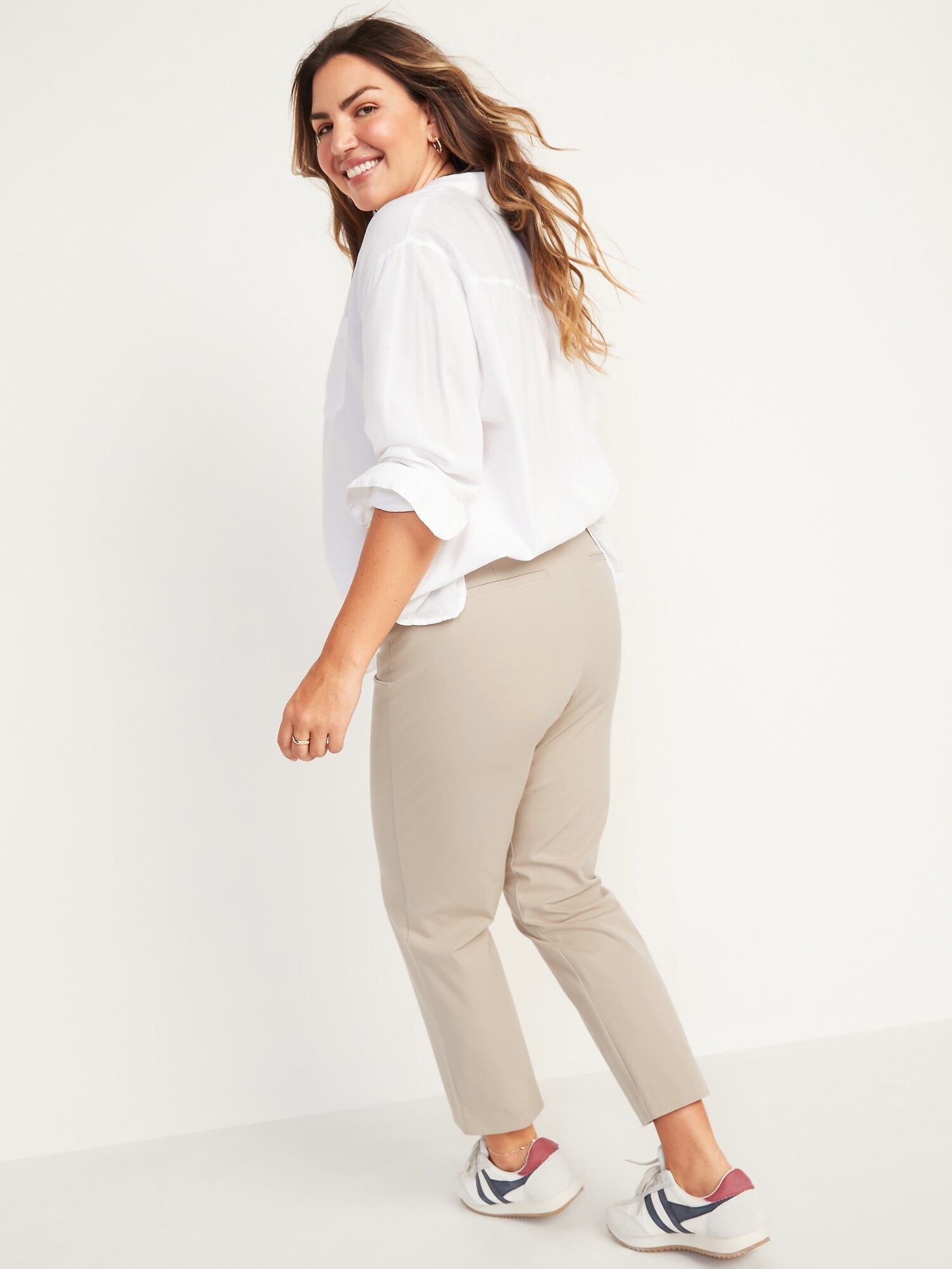 High-Waisted Pixie Straight-Leg Ankle 