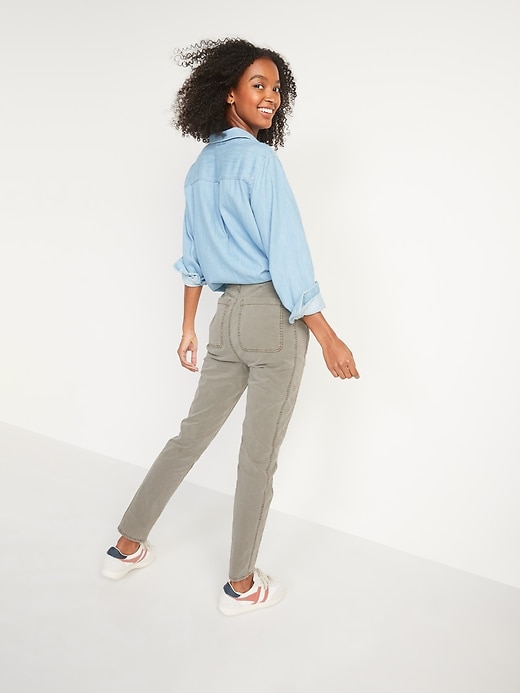 O.G. a taille haute Pantalon chino droit pour Femme Old Navy