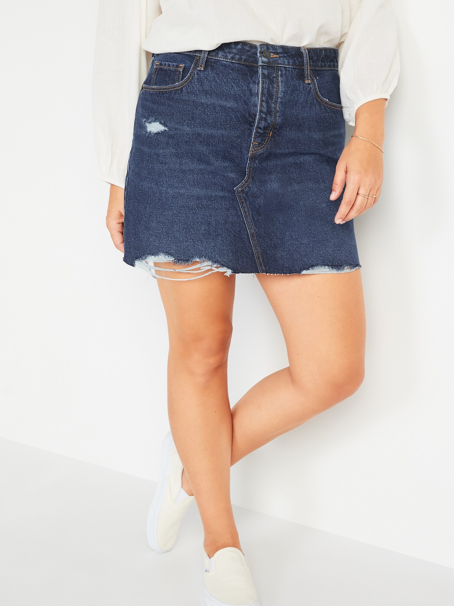 jeans skirt old navy