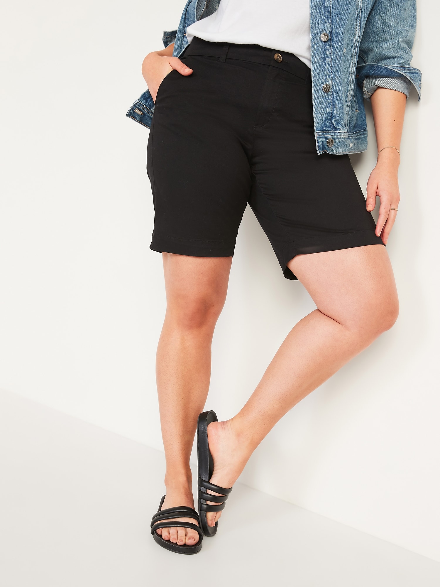 Plus size bermuda on sale shorts old navy