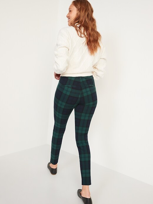 Image number 2 showing, High-Waisted Pixie Printed Full-Length Pants for Women