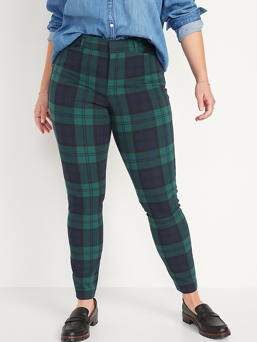 Image number 4 showing, High-Waisted Pixie Printed Full-Length Pants for Women