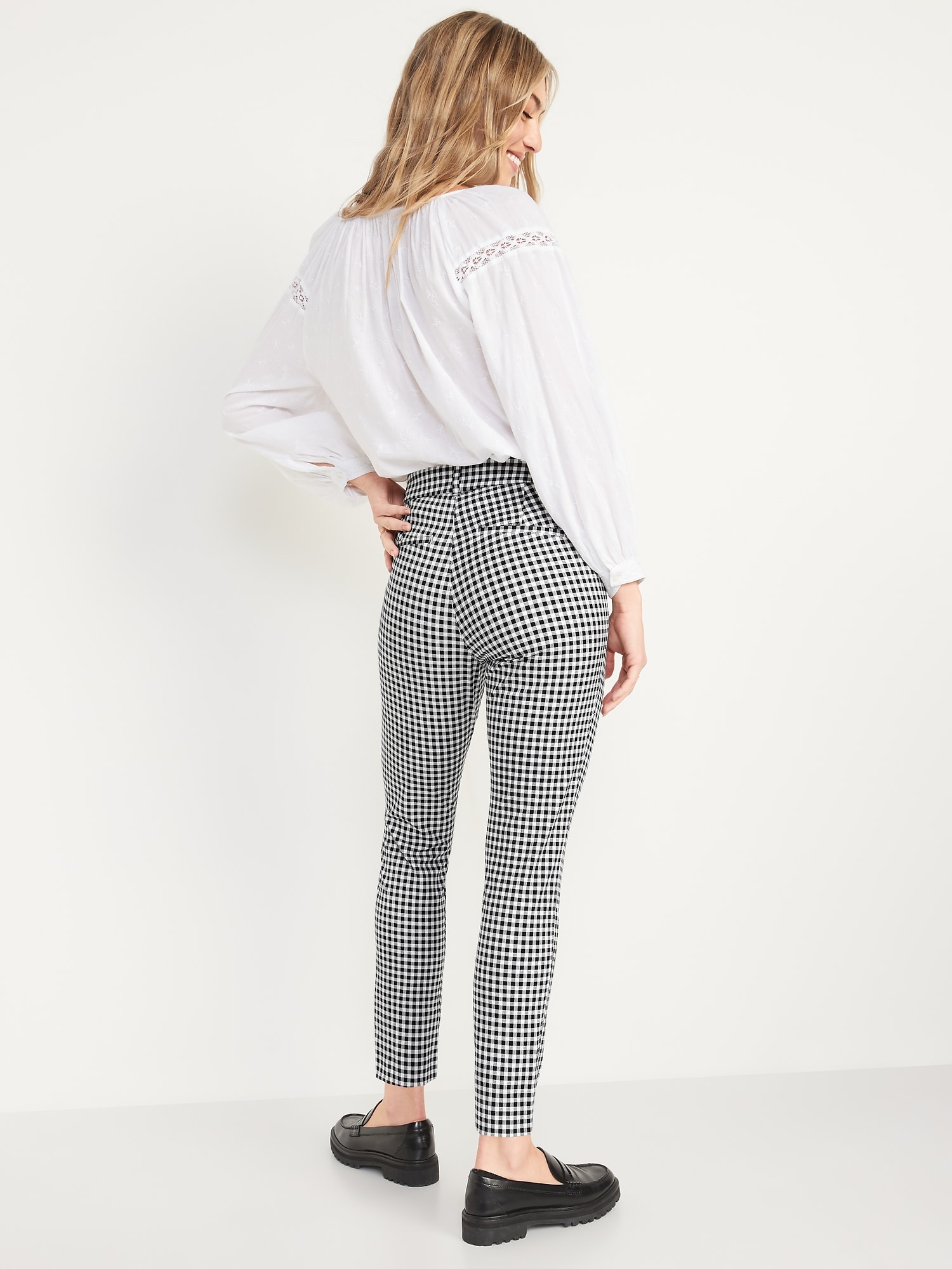 gingham pixie pants