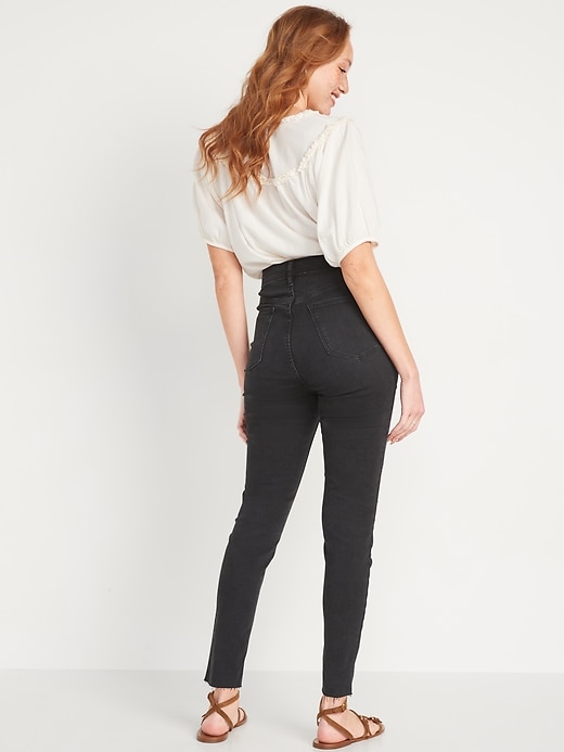 Image number 2 showing, FitsYou Extra High-Waisted Rockstar Super-Skinny Jeans