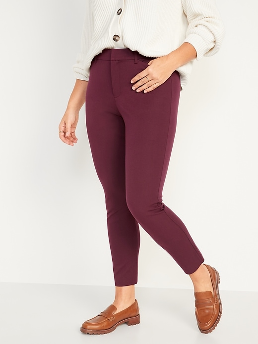 Image number 5 showing, High-Waisted Pixie Skinny Ankle Pants