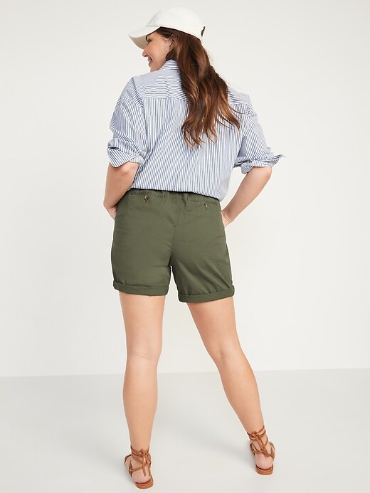 Image number 6 showing, High-Waisted OGC Chino Shorts for Women -- 7-inch inseam
