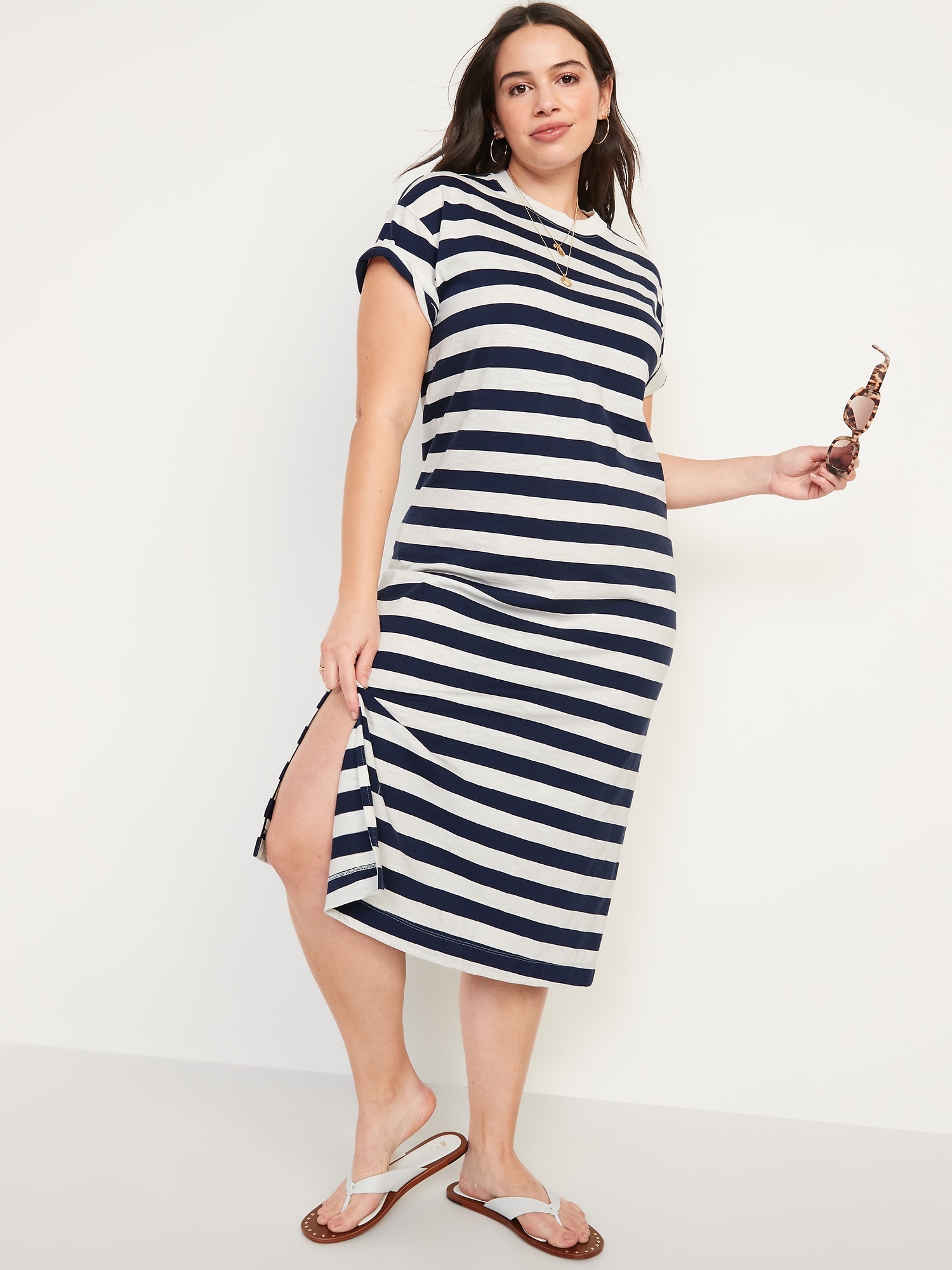 old navy dress striped