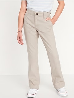 Old Navy Girls Size 14 Khaki Jeggings Uniform Pants Adjustable Waist New W  Tag