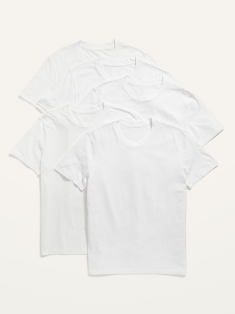 T-shirt ras du cou ultra-doux pour Homme (paquet de 5)