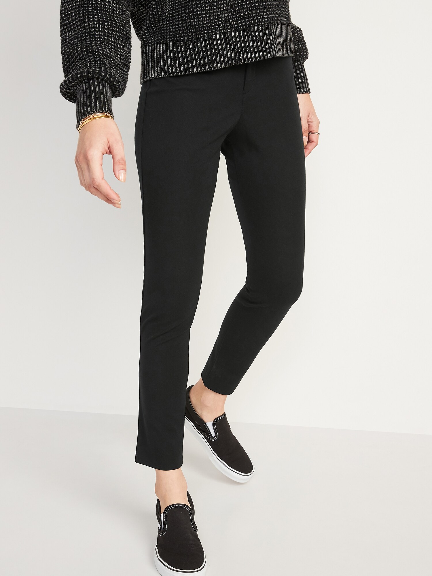 old navy black pixie ankle pants