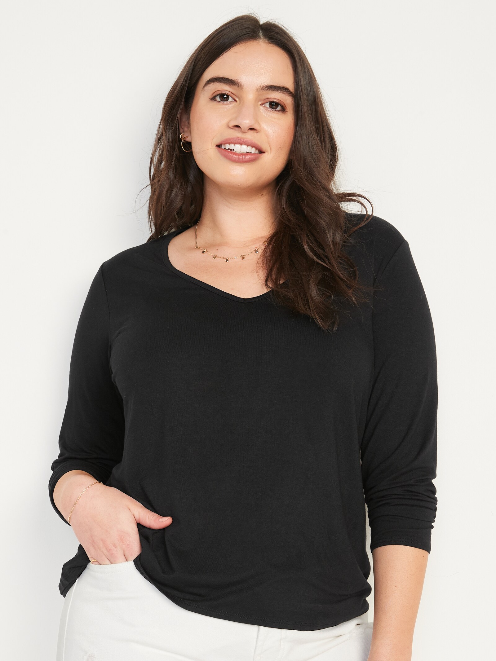 old navy long sleeve luxe