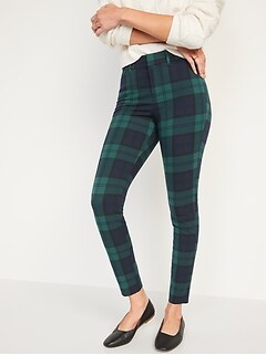 High-Waisted Pixie Printed Full-Length Pants for Women