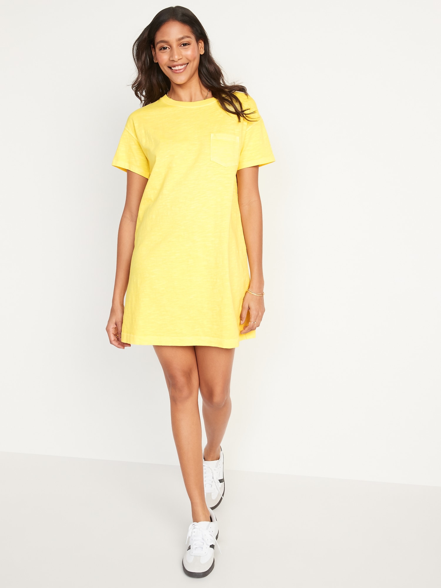 Short-Sleeve Vintage Mini T-Shirt Shift 
