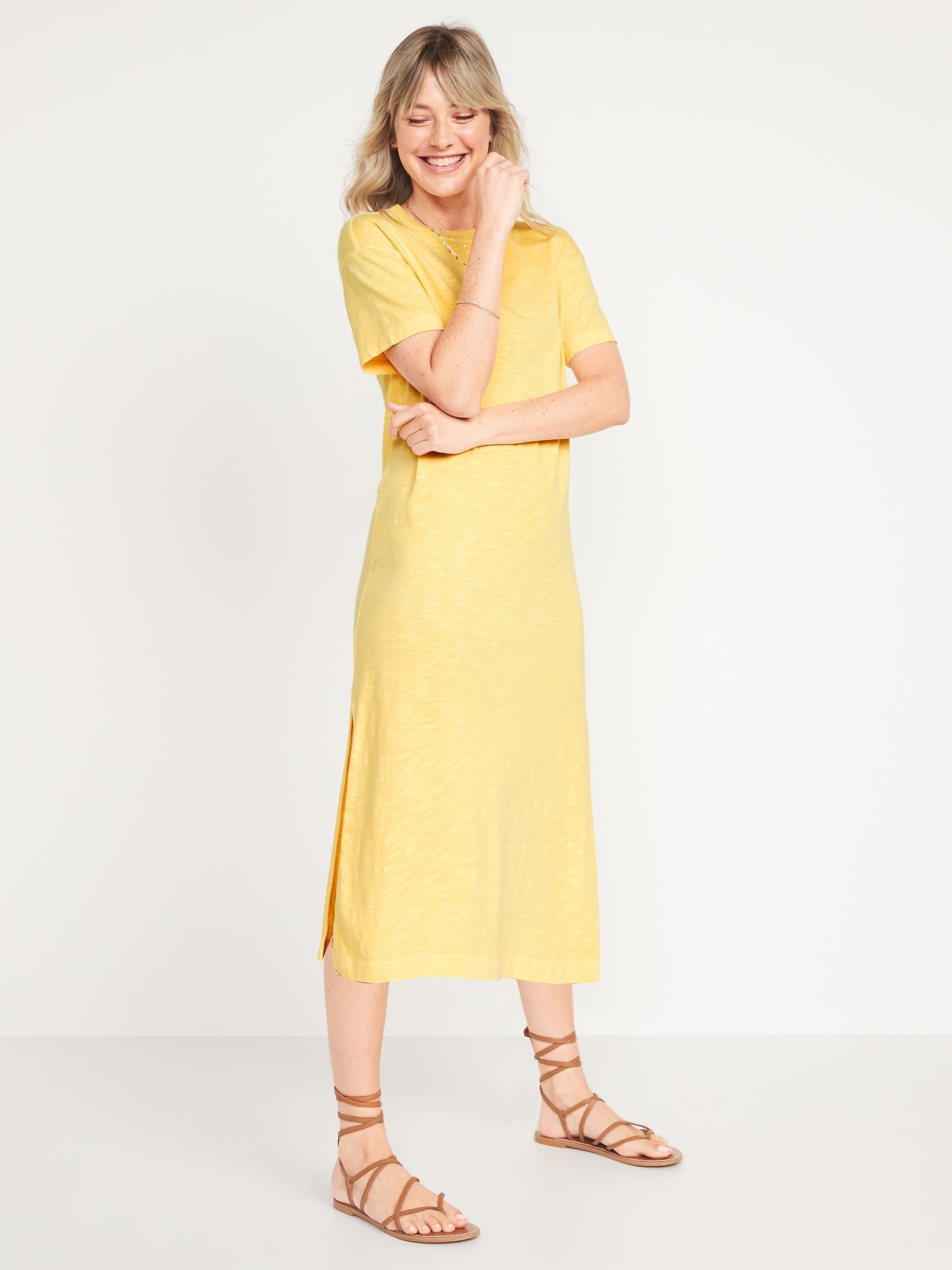Vintage T-Shirt Midi Shift Dress for 