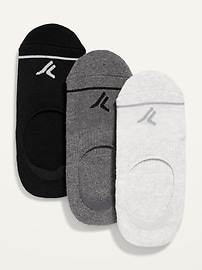 Image number 1 showing, No-Show Athletic Socks 3-Pack for Women