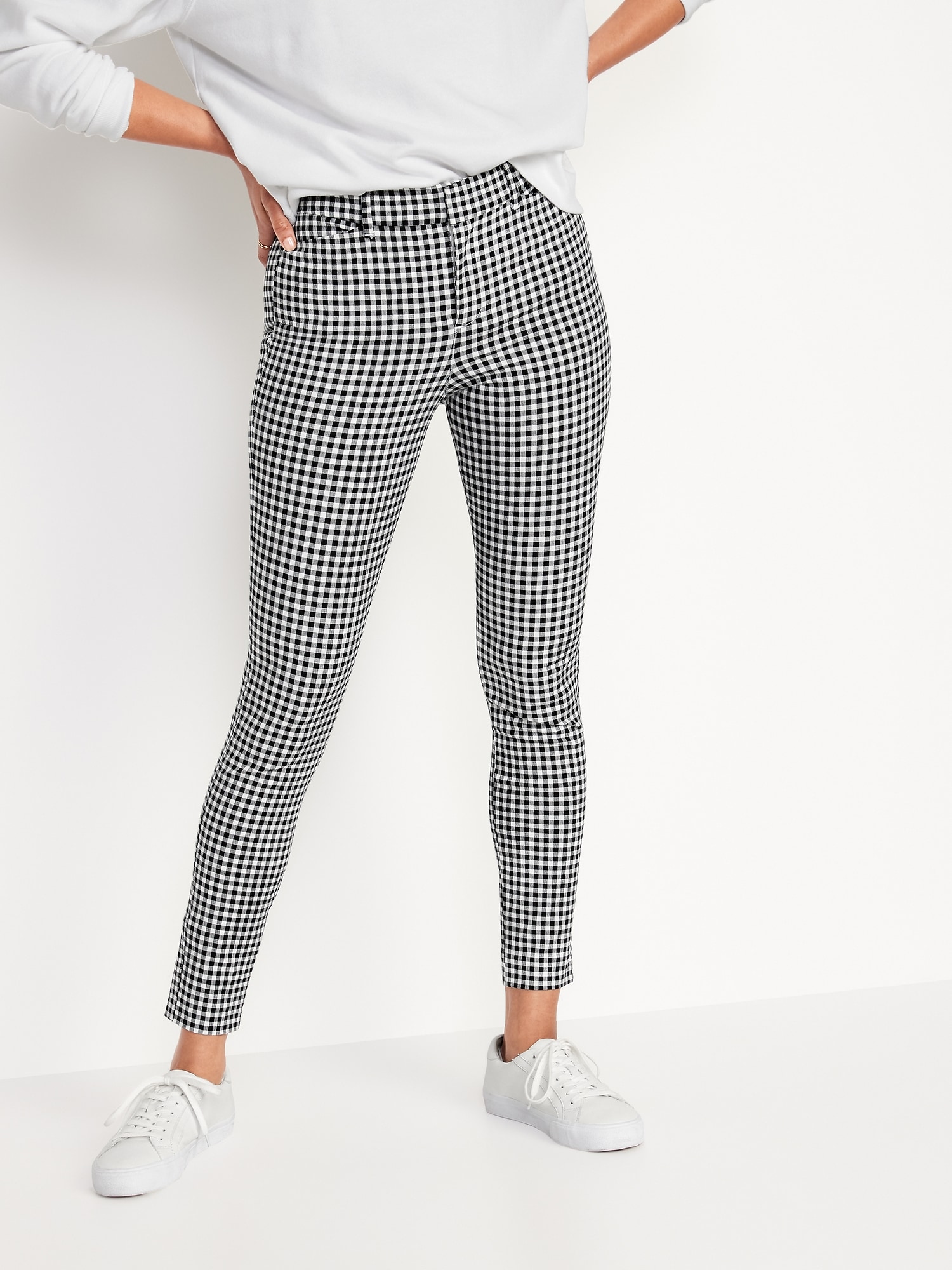 old navy gingham pants