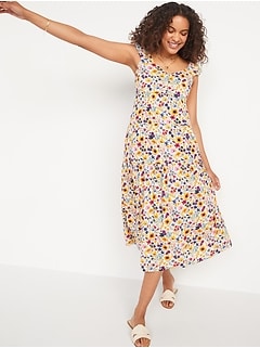 Tiered  All-Day Fit & Flare Maxi Dress for Women