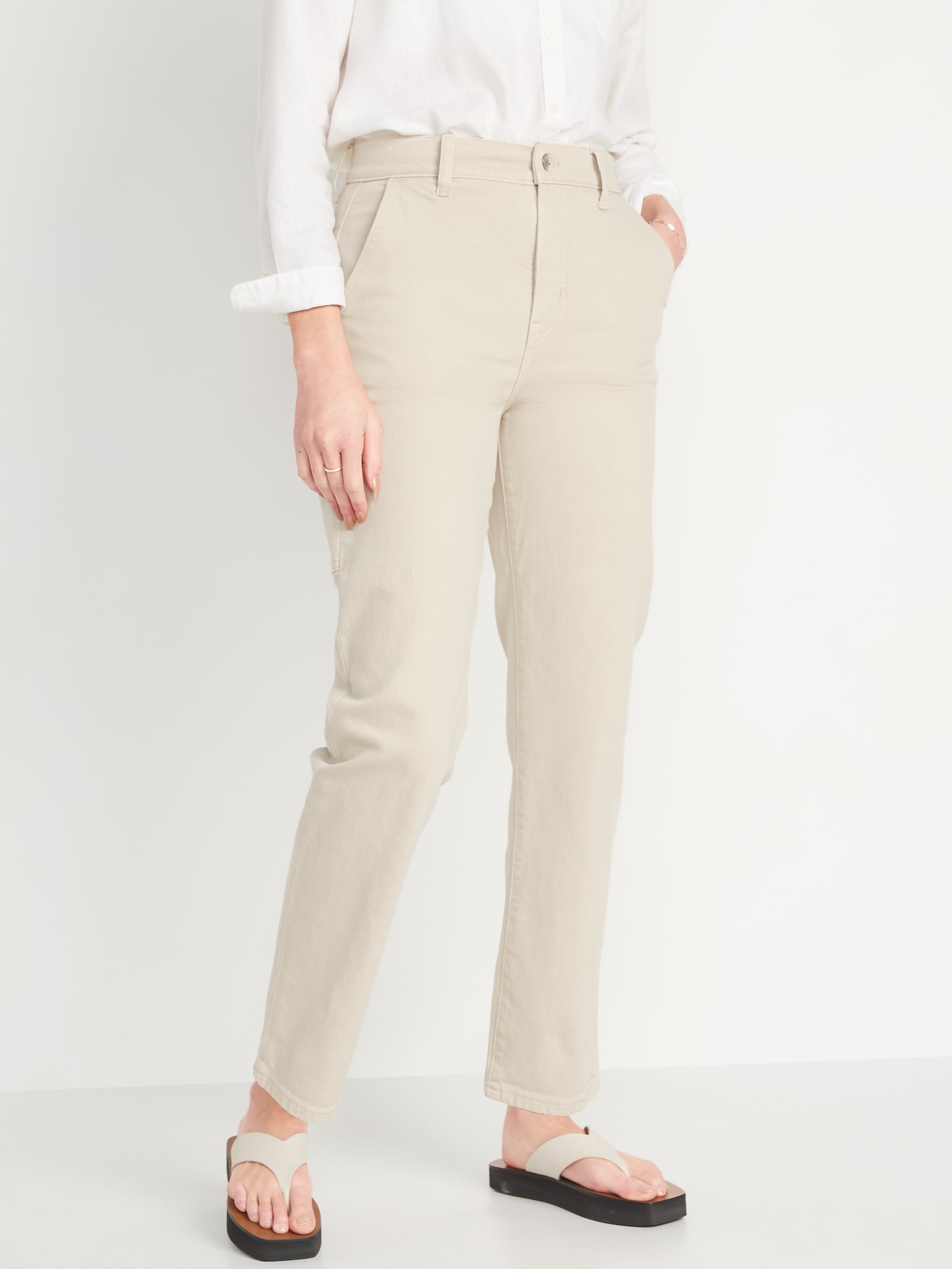 Sky-Hi Straight Workwear Jeans 