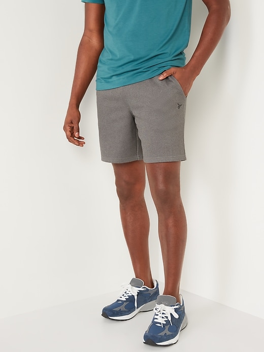 View large product image 1 of 3. Go-Dry Performance Sweat Shorts -- 7-inch inseam