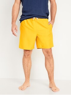 Solid-Color Swim Trunks for Men -- 7 