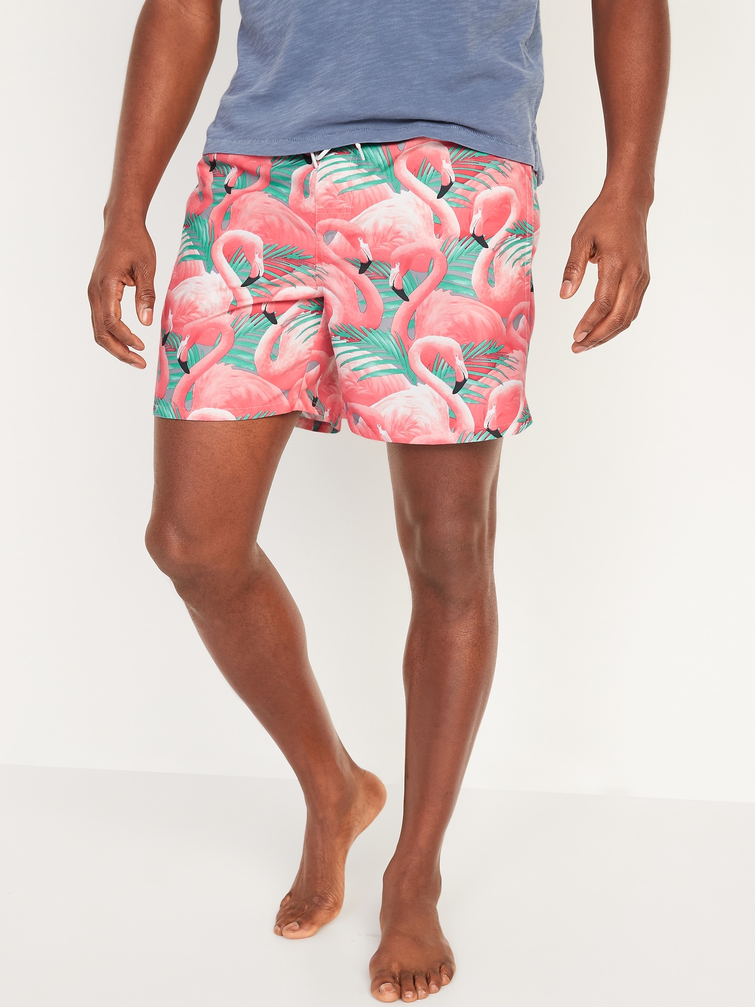 old navy flamingo swim trunks