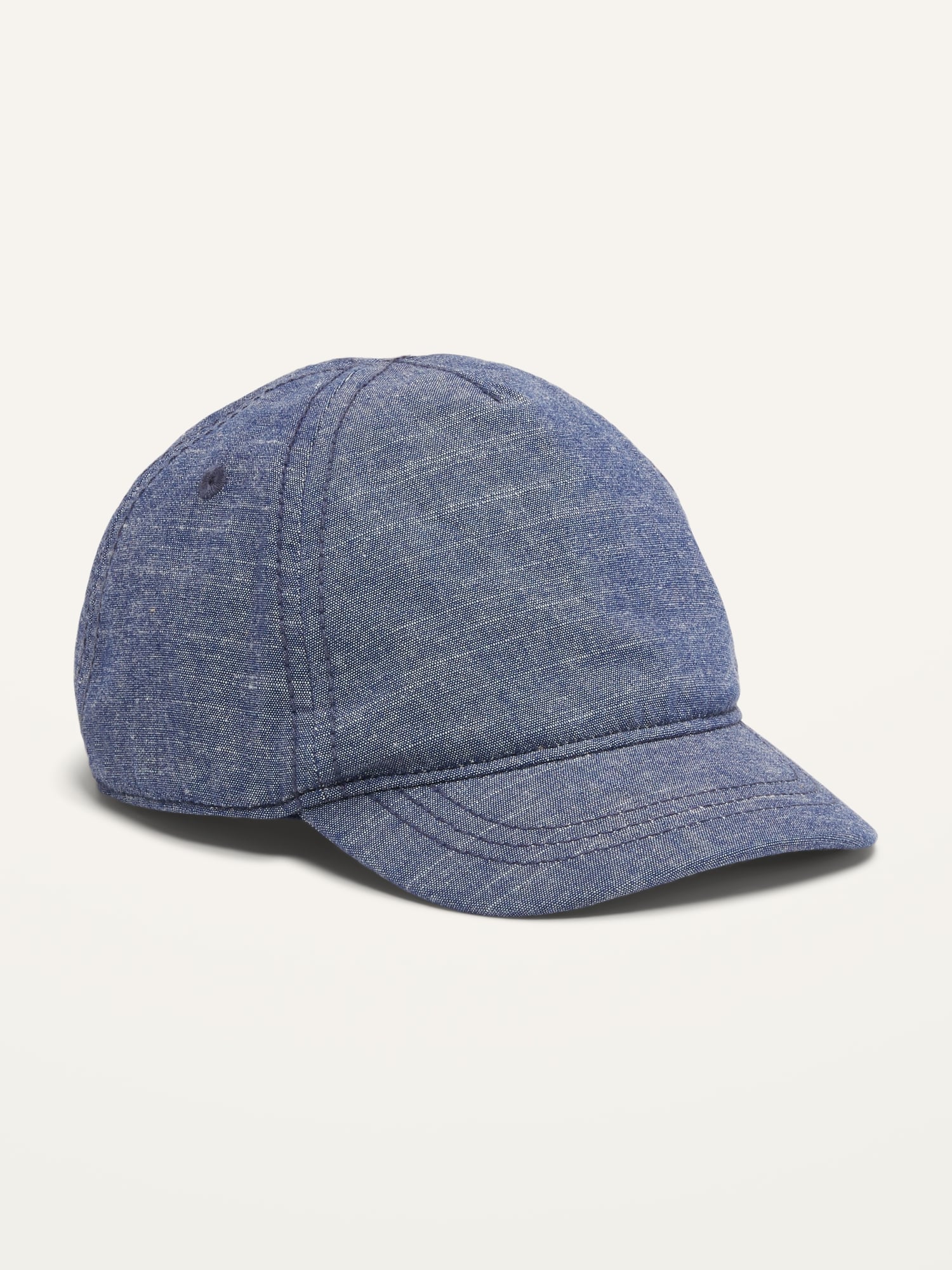 chambray baseball cap