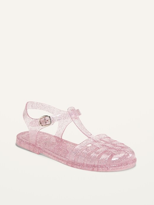 Glitter Jelly Sandals for Girls Old Navy