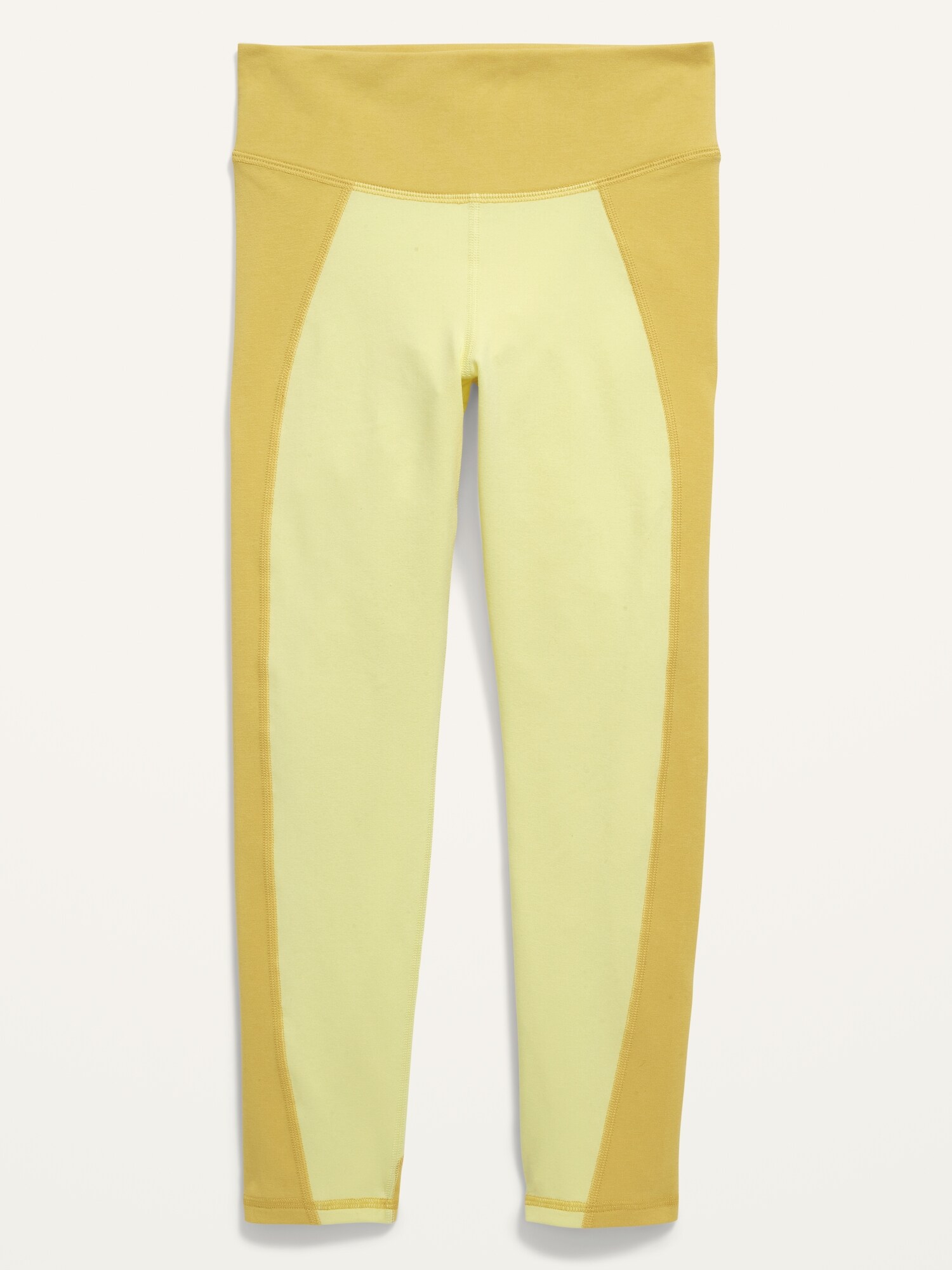 old navy yellow leggings