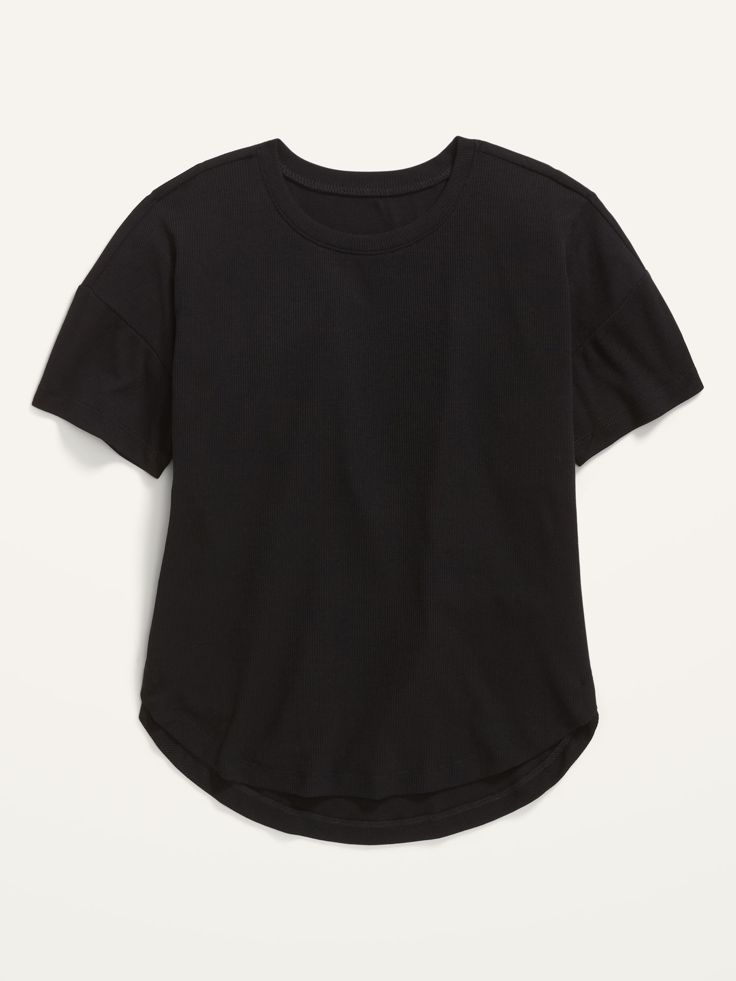 UltraLite Rib-Knit Tunic T-Shirt for Girls | Old Navy