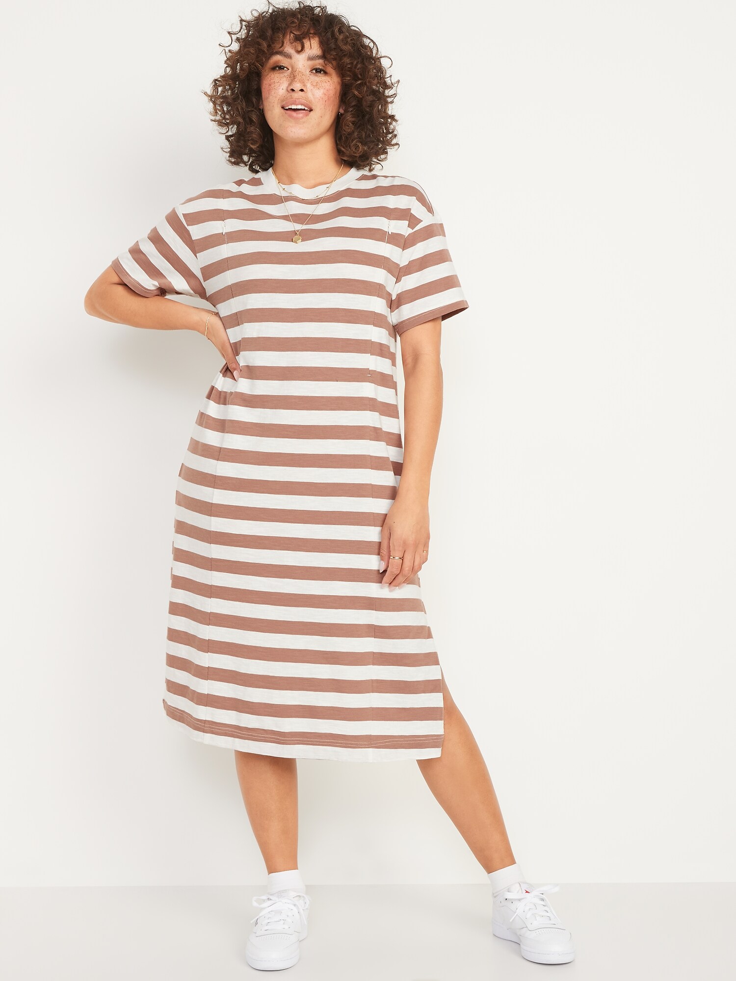 old navy midi t shirt dress