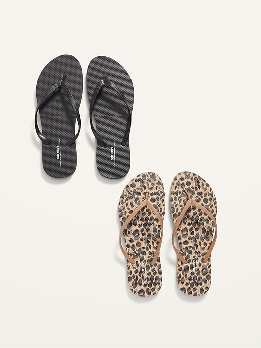 Leopard flip 2025 flops old navy