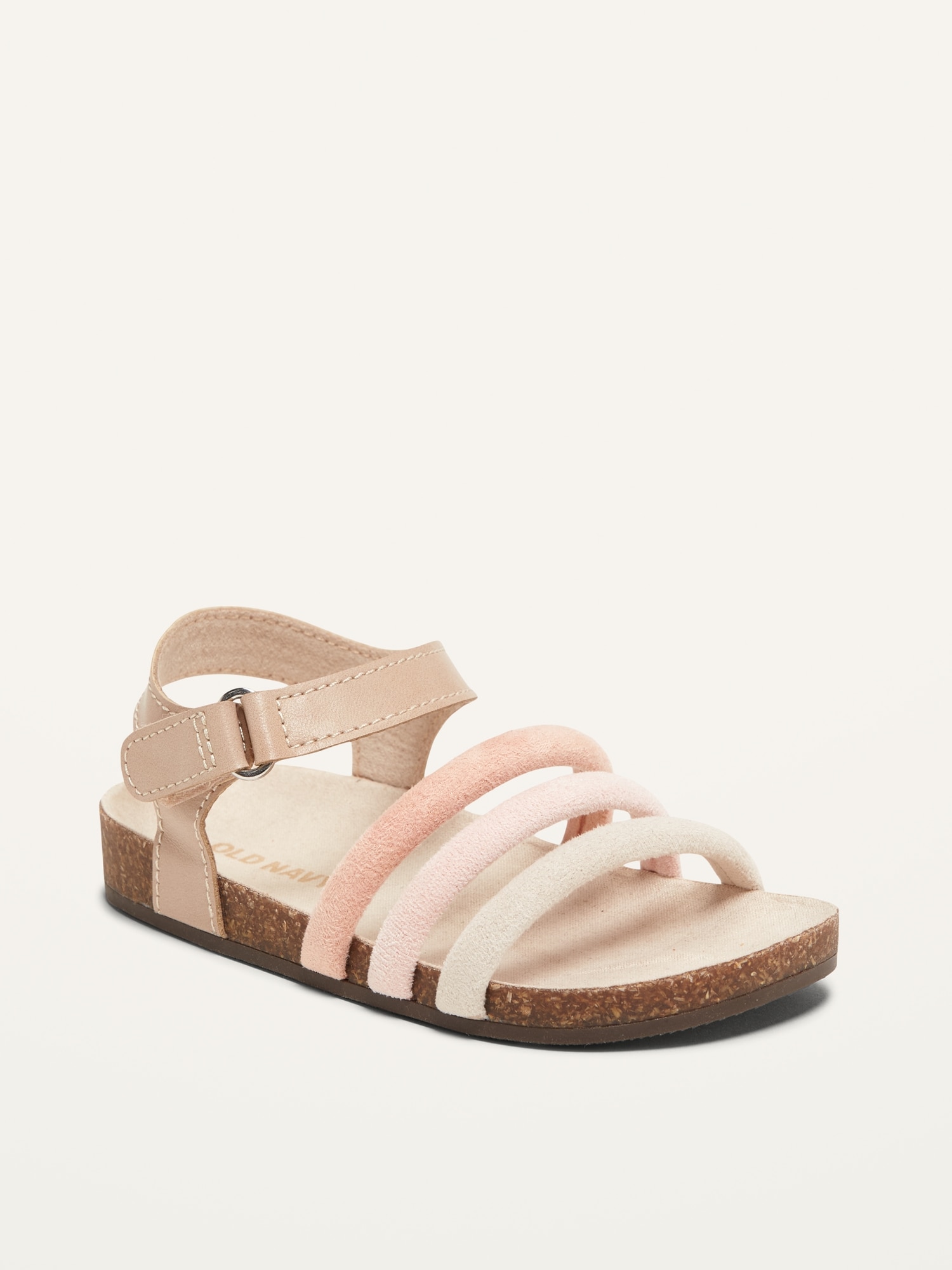 Strappy Mixed Material Sandals for Toddler Girls Old Navy