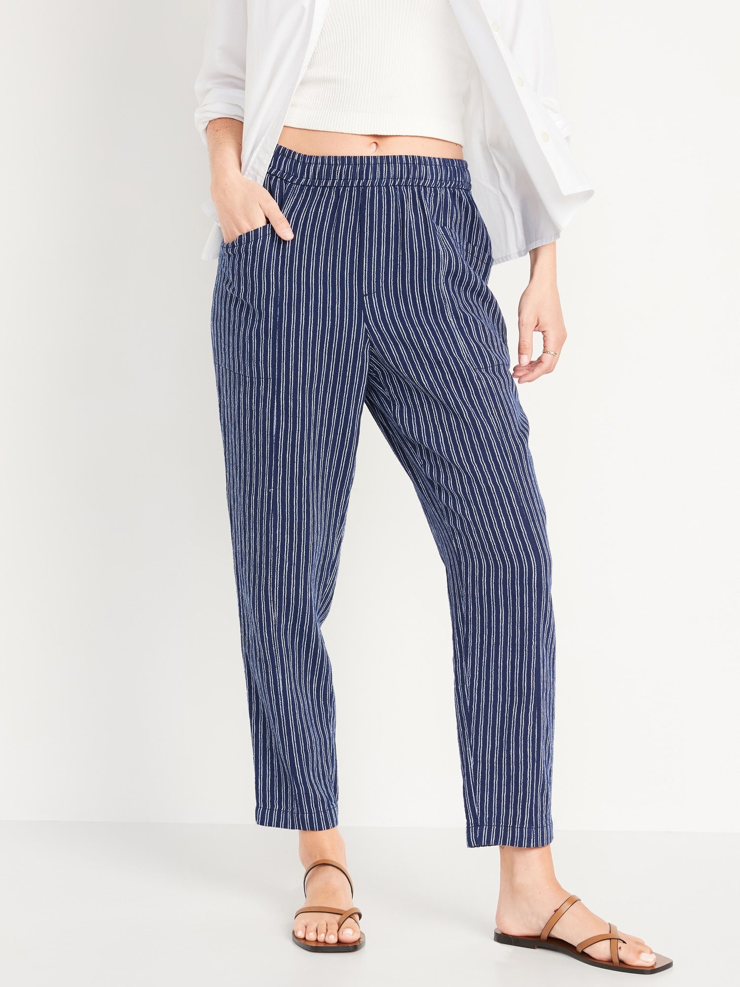 Old navy hot sale striped pants