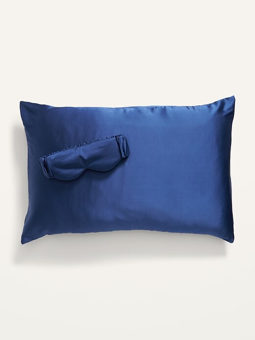 Satin Pillowcase & Sleep Mask Set for Adults Old Navy
