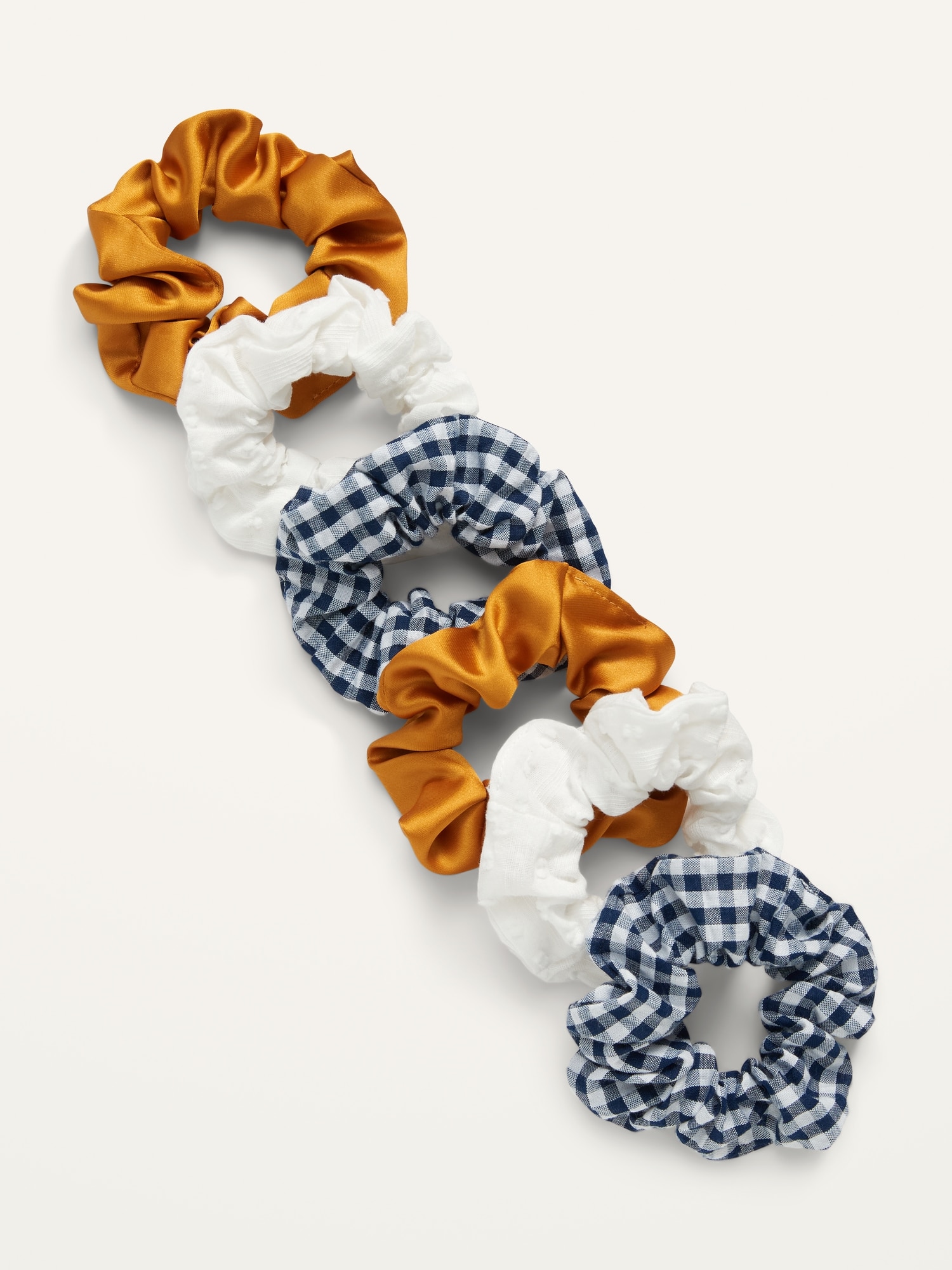 Old Navy Hair Scrunchies 6-Pack for Women blue. 1