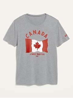 2022 Canada Flag Graphic T-Shirt for Men