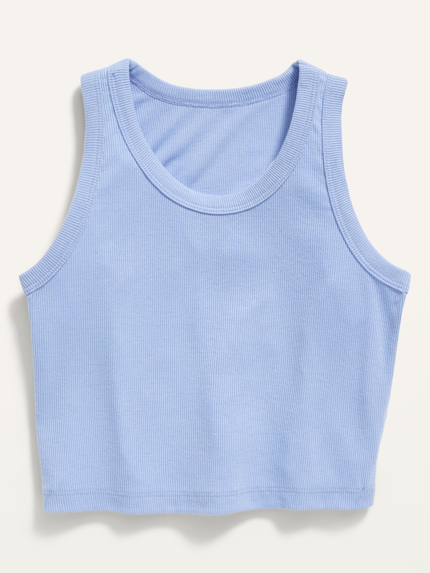 Cropped UltraLite Rib-Knit Performance Tank for Girls | Old Navy