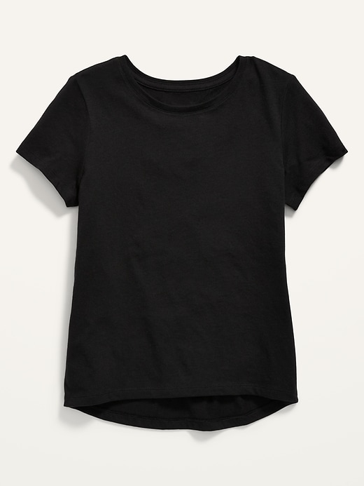 View large product image 1 of 2. Short-Sleeve Softest Solid T-Shirt for Girls